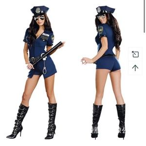 Police Woman Costume Halloween Party